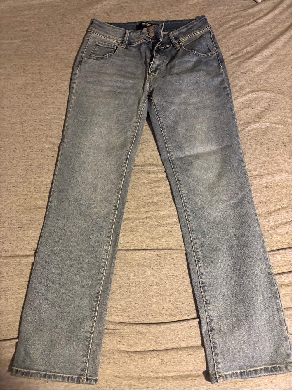 Hudson Jeans Light Blue Slim Straight Jeans